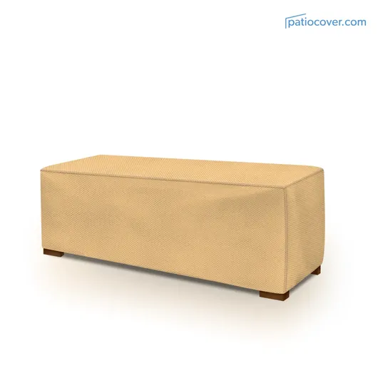 Medium Slim Outdoor Ottoman or Coffee Table Cover