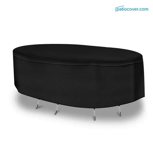 Large Oval Table & Chair Combo Cover