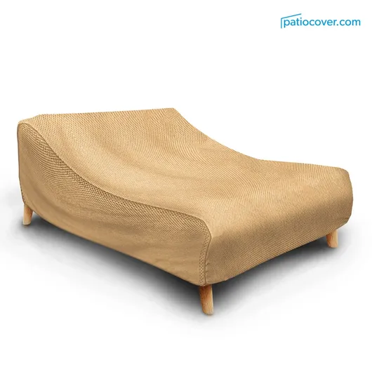 Double Outdoor Chaise Lounge Cover