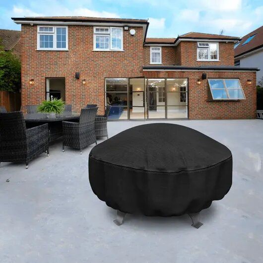 Round Outdoor Fire Pit Cover