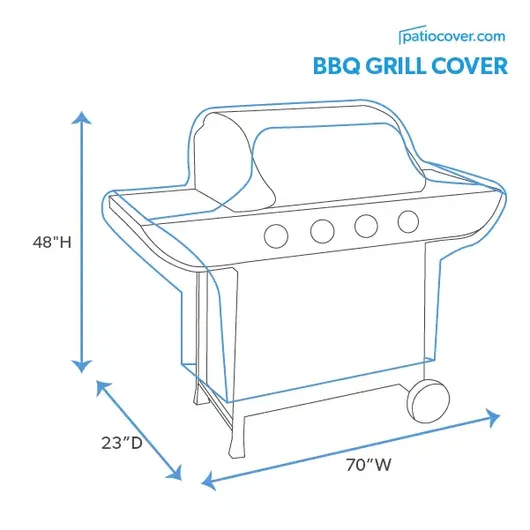 Extra Large Outdoor Wide Grill Cover