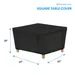 Large Outdoor Square Table Cover