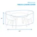 Large Round Table & Chair Combo Cover